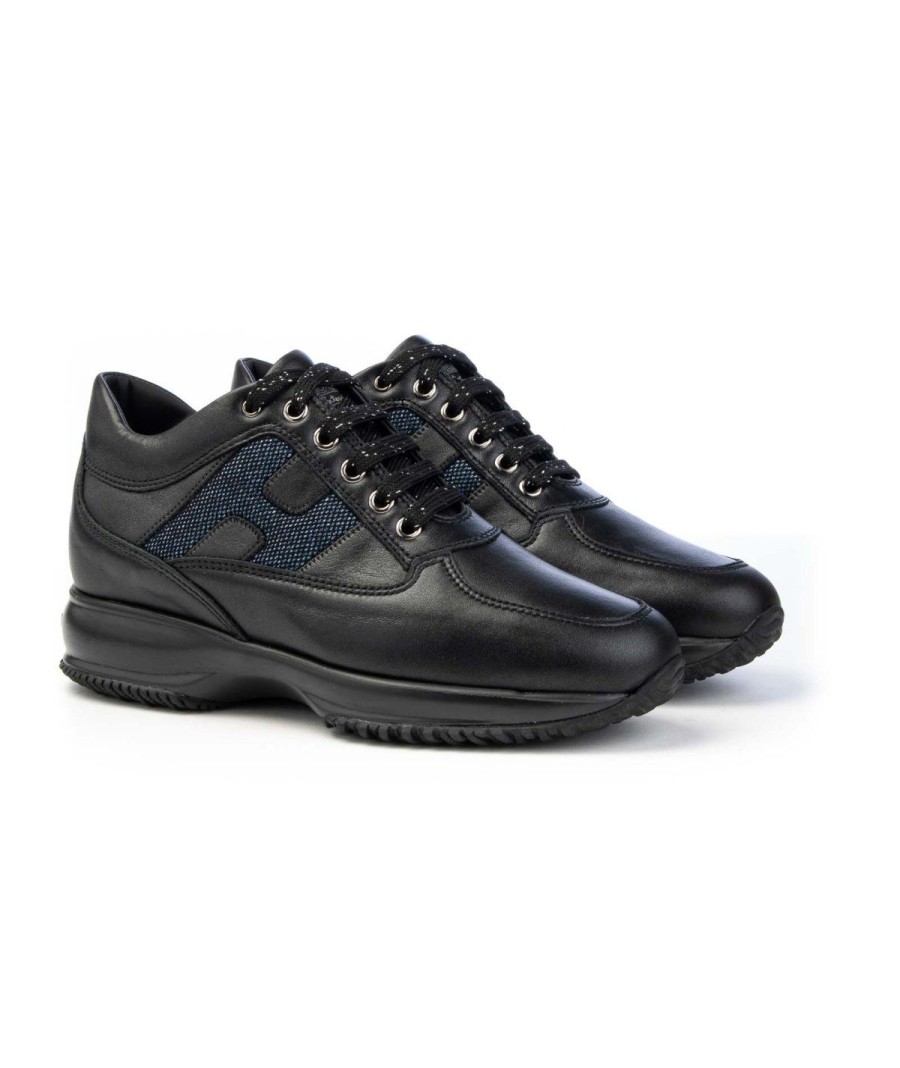 Donna HOGAN | Sneaker Hogan Interactive Hxw00N0S360Q8W0Tt0 Leone Shoes Frosinone Nero