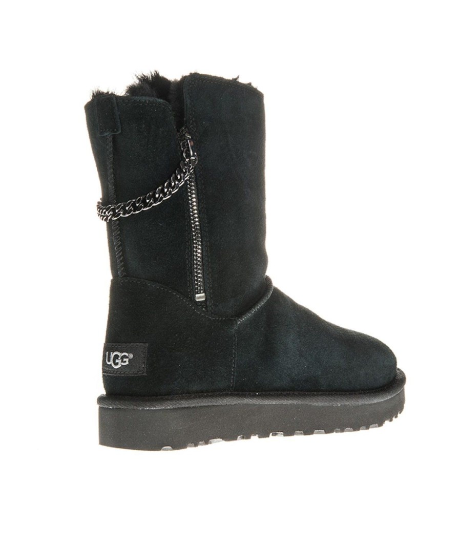 Donna UGG AUSTRALIA | Ugg Classic Short Sparkle Zip Black