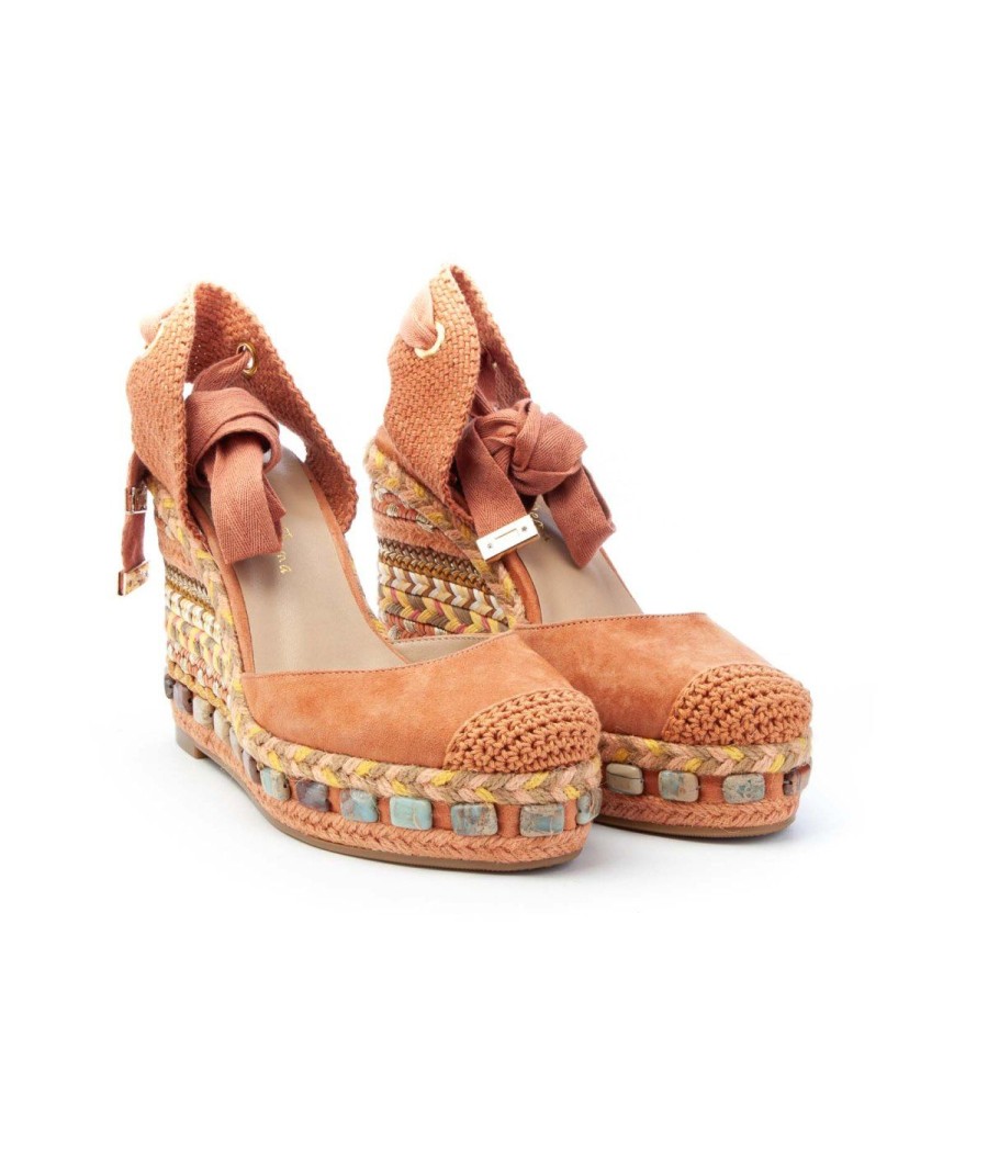 Donna ALMA EN PENA | Alma En Pena V22170 Campesina Pietre Leone Shoes Salmone