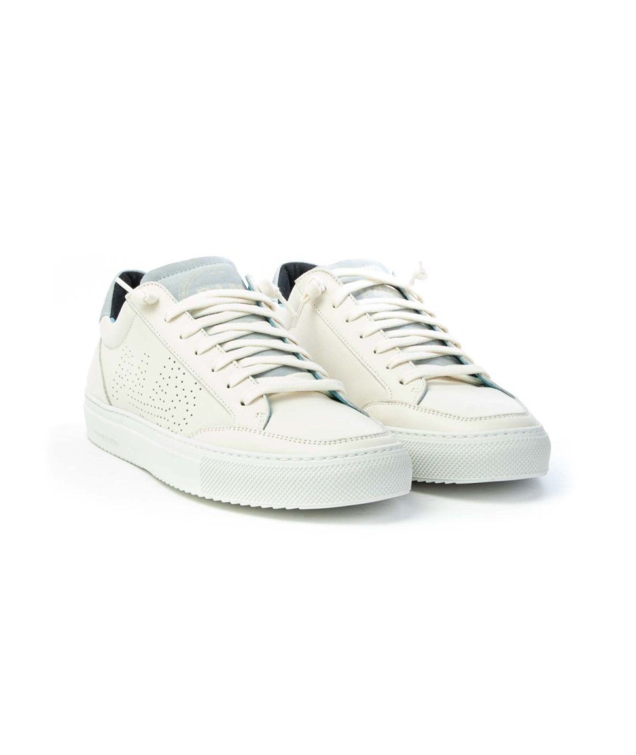 Uomo P448 | P448 S22Soho-M Sneakers Lacci Man Leone Shoes Cream