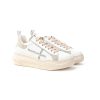 Donna GIO+ | Gio+ Giada63M Sneakers Lacci Donna Leone Shoes Frosinone White/Rose/Silver