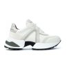 Donna ALEXANDER SMITH | Alexander Smith Aum2D80 Sneakers Marble Woman Leone Shoes White Grey