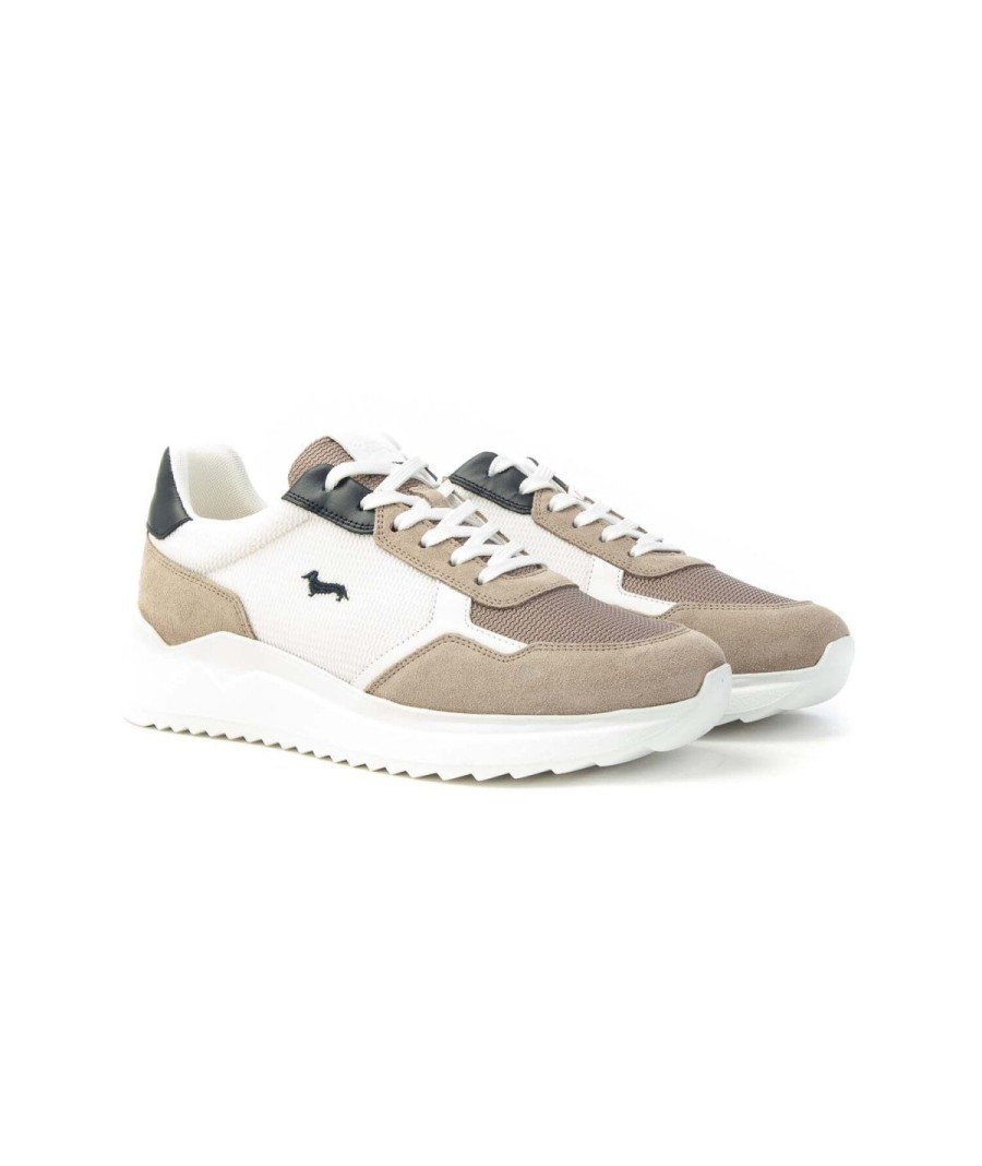 Uomo HARMONT&BLAINE | Harmont & Blaine Efm241.031 Sneakers Uomo Leone Shoes Frosinone Beige/Beige