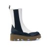 Donna ROBERTO FESTA | Roberto Festa Arrubia Chelsea Boot O Beatles Donna Leone Shoes Nero/Beige