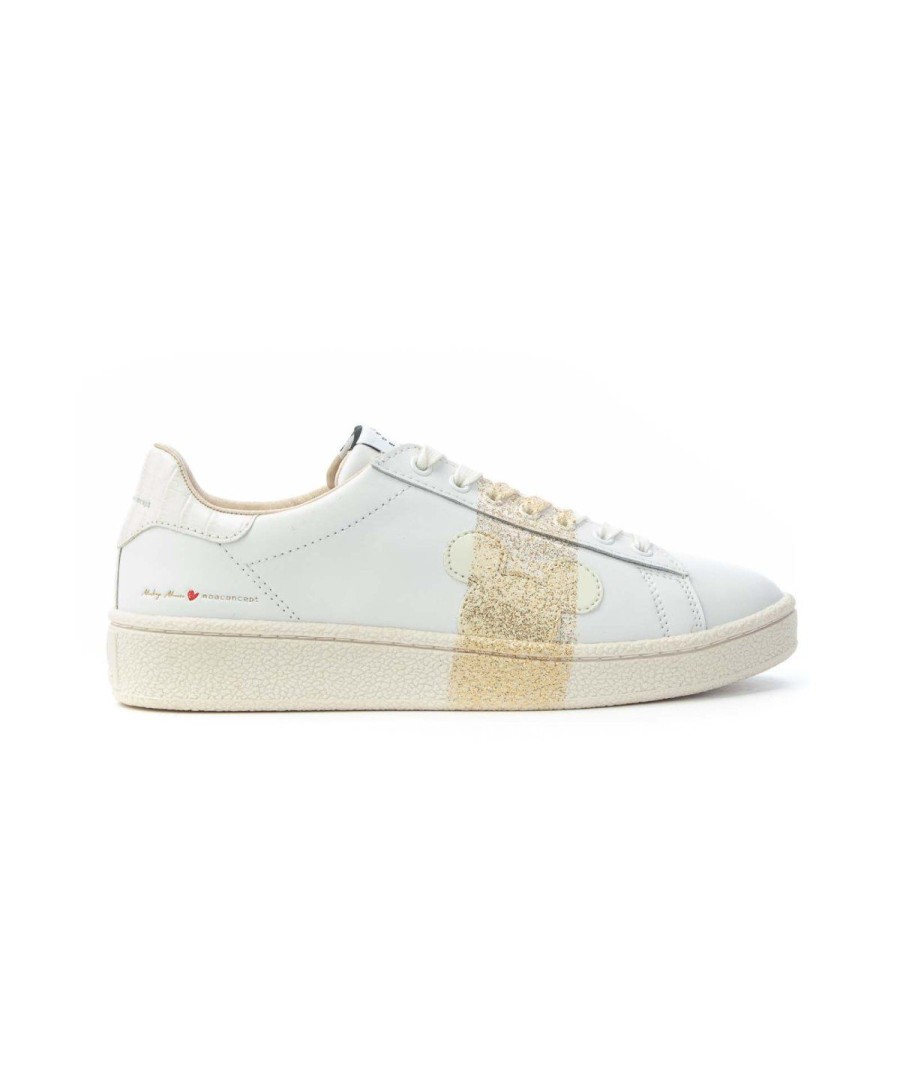 Donna MOACONCEPT | Moaconcept Md807 Sneakers Disney Wht Woman Leone Shoes White