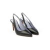 Donna ALBANO | Albano 3225 Slingback In Nappa Leone Shoes Frosinone Nero