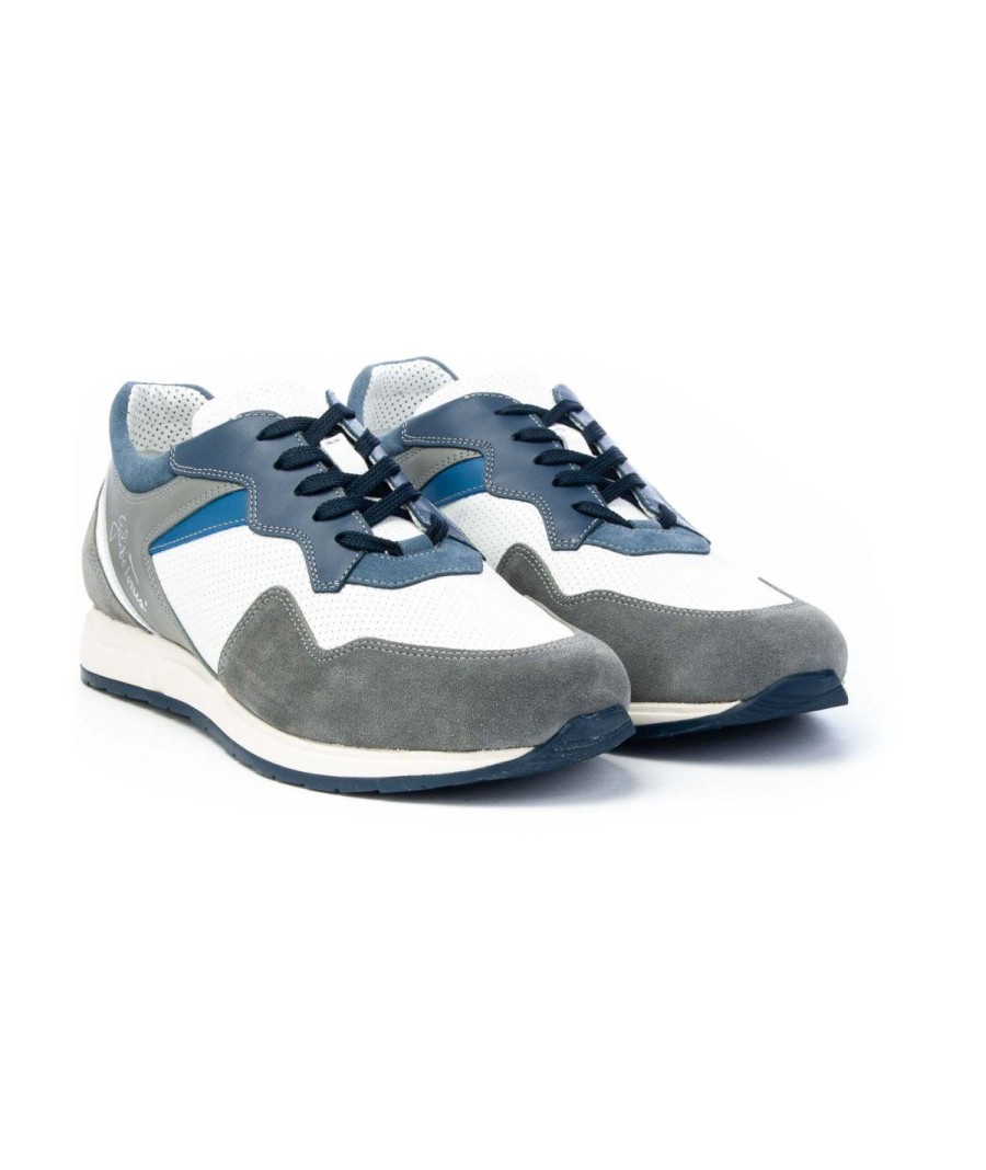 Uomo GALIZIO TORRESI | Galizio Torresi 440120 Sneakers Lacci Grey Blue