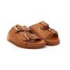 Donna LOTA NEDERLAND INUOVO | Inuovo Sandali 395010 Ciabatta Intreccioleone Shoes Frosinone Coconut