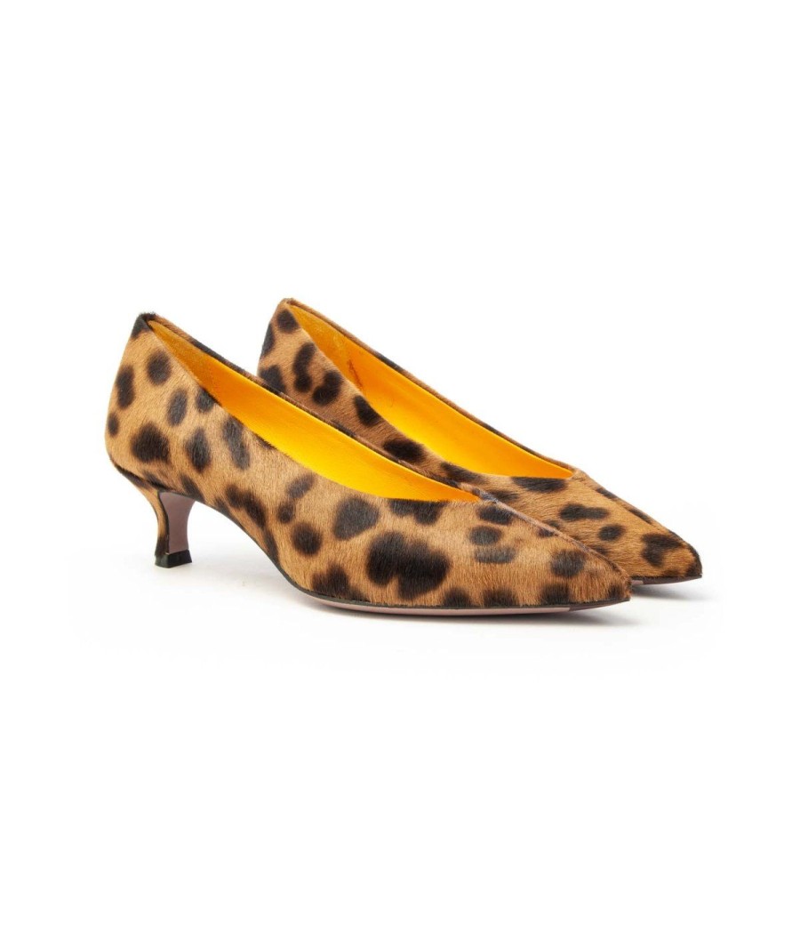 Donna MARA BINI | Mara Bini L819 Decolte Pony Leo Leone Shoes Maculato