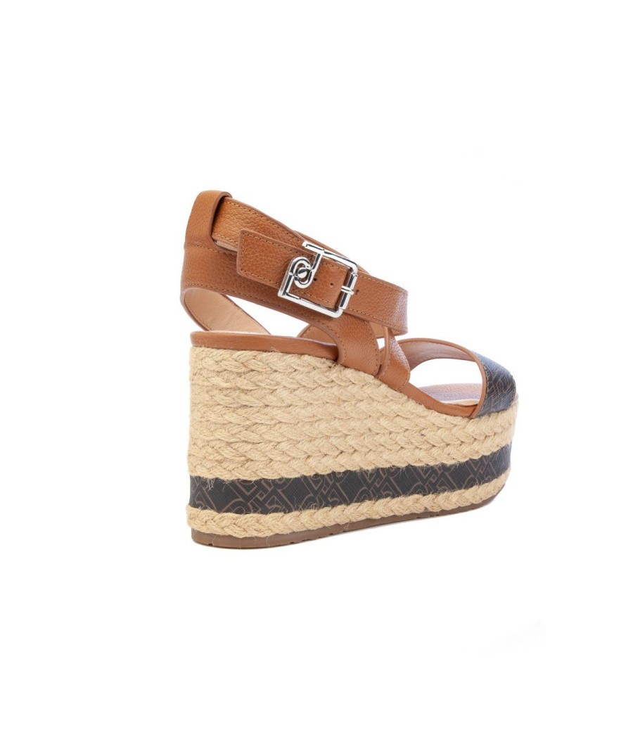 Donna LIUJO MILANO | Liu Jo Sa1031Px140S1800 Sandal Bella 2 Tan Cobbler