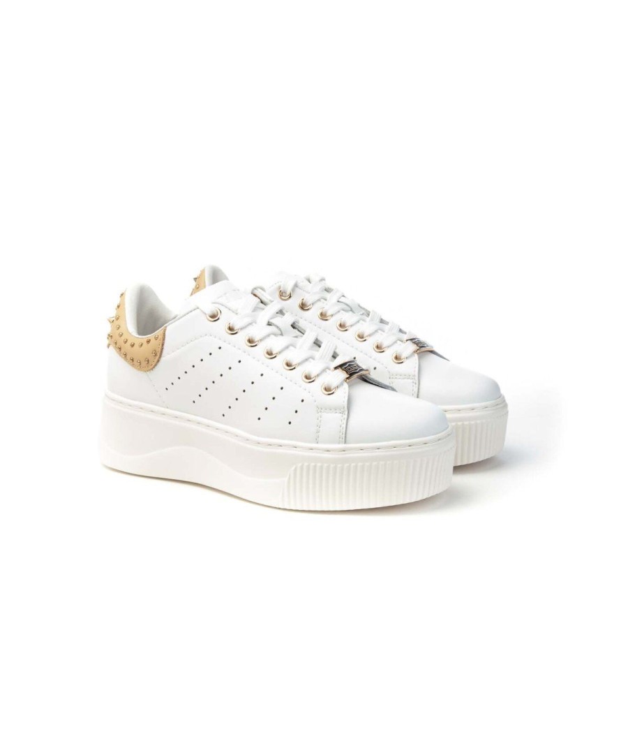 Donna CULT | Cult Clw423601 Perry Sneakers Platform Donna Leone Shoes Frosinone White