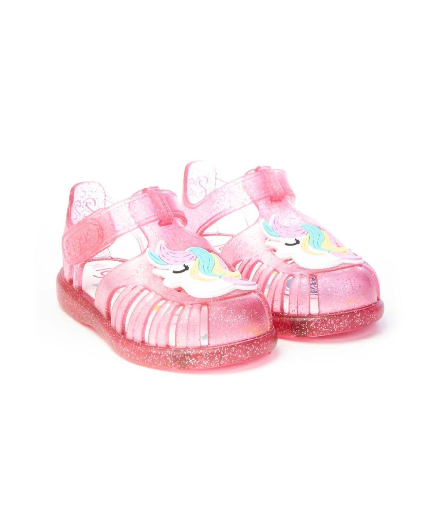 Junior IGOR | Igor Tobby 10279 Sandalo Ragnetto Twin Leone Shoes Fuxia