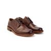 Uomo BRECOS | Brecos 9250 Derby Lacci Fondo Cuoio Uomo Brandy