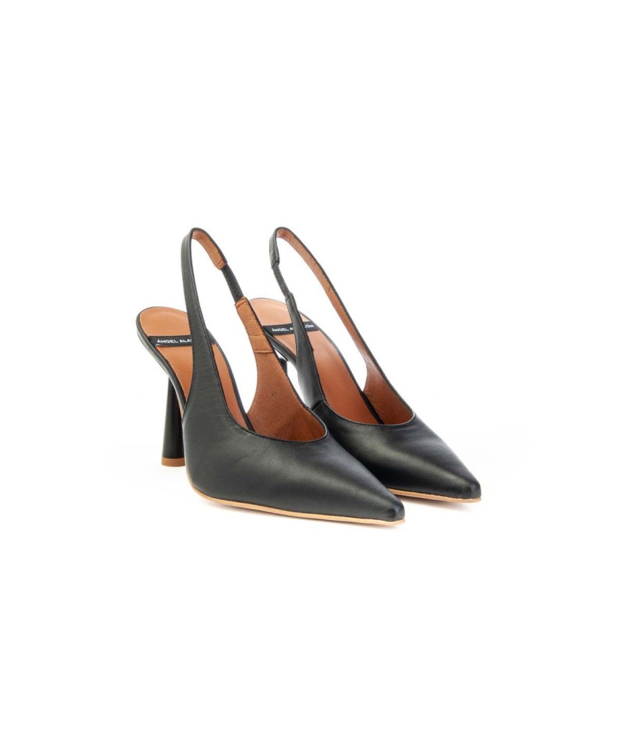 Donna ANGEL ALARCON | Angel Alarcon Slingback 23070 Nero