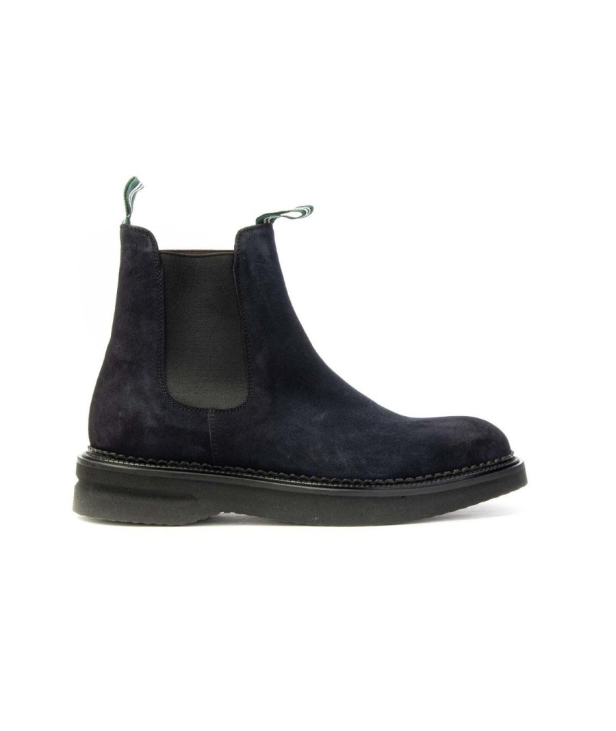 Uomo GREEN GEORGE | Green George 2051 Chelsea Boot Man Blu