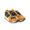 Uomo BLAUER | Blauer S3Queens01/Mes Sneakers Lacci Man Leone Shoes Yellow/Blu