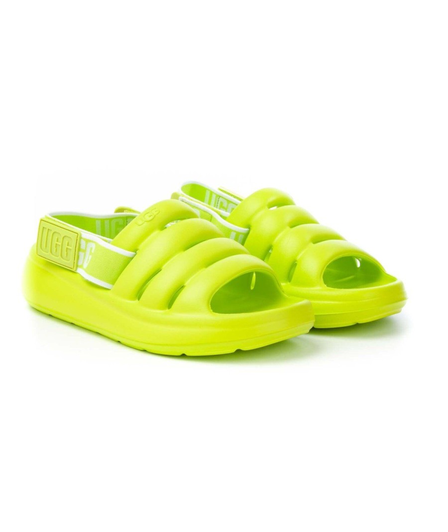 Donna UGG AUSTRALIA | Ugg Ugsspoyeklm1126811W Sandalo Eva Leone Shoes Lime