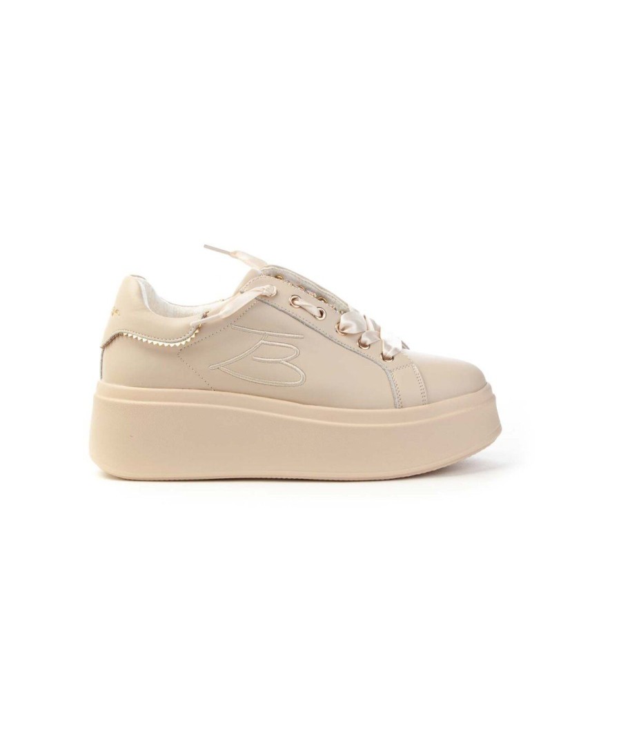 Donna TOSCA BLU STUDIO | Tosca Blu Ss2403S040 Sneaker Vanity Donna Leone Shoes Frosinone Beige