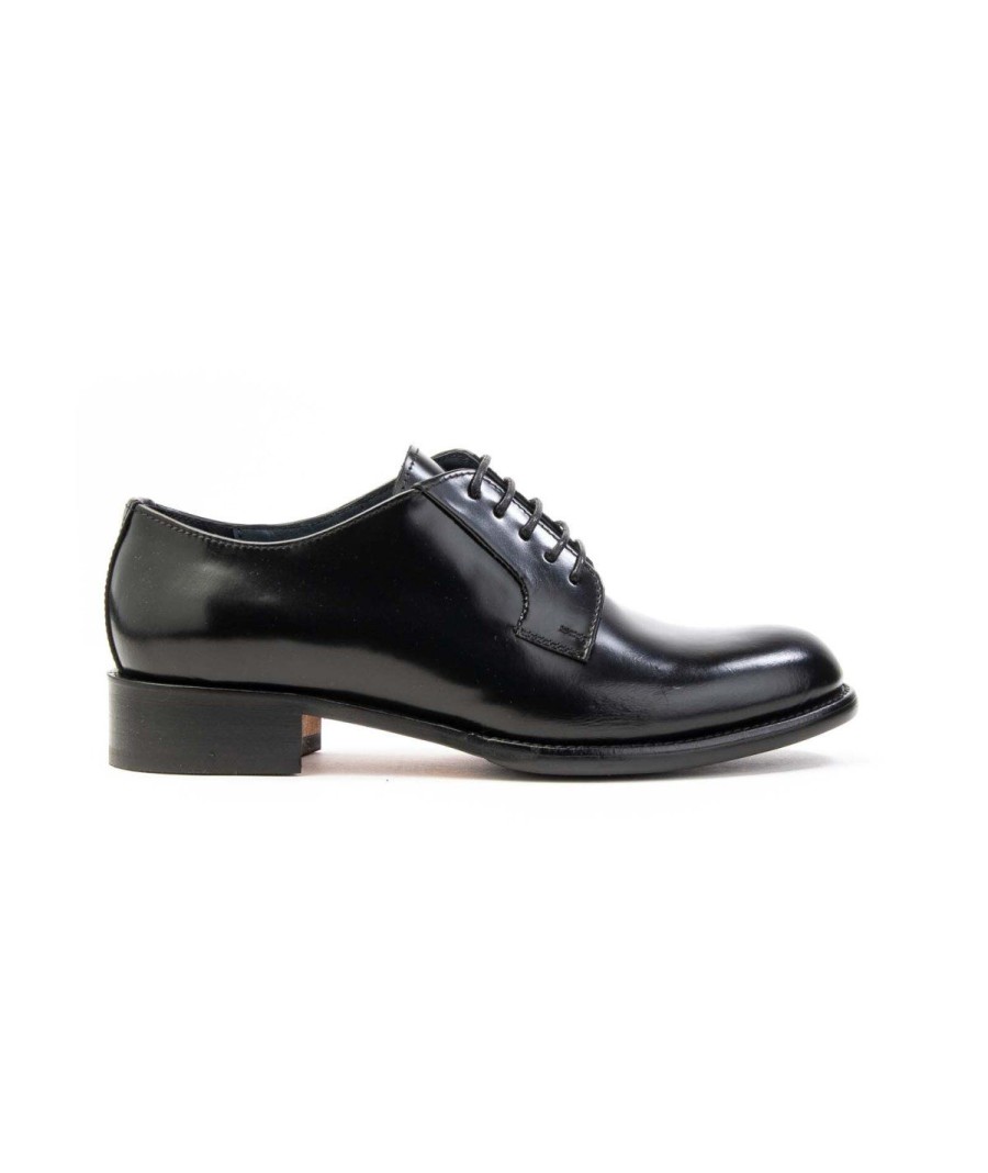 Donna CALPIERRE | Calpierre Scarpe Bd32 Derby Lacci Donna Nero