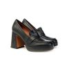 Donna ANGEL ALARCON | Angel Alarcon 23567-566A Mocassino Pinay Donna Leone Shoes Frosinone Nero