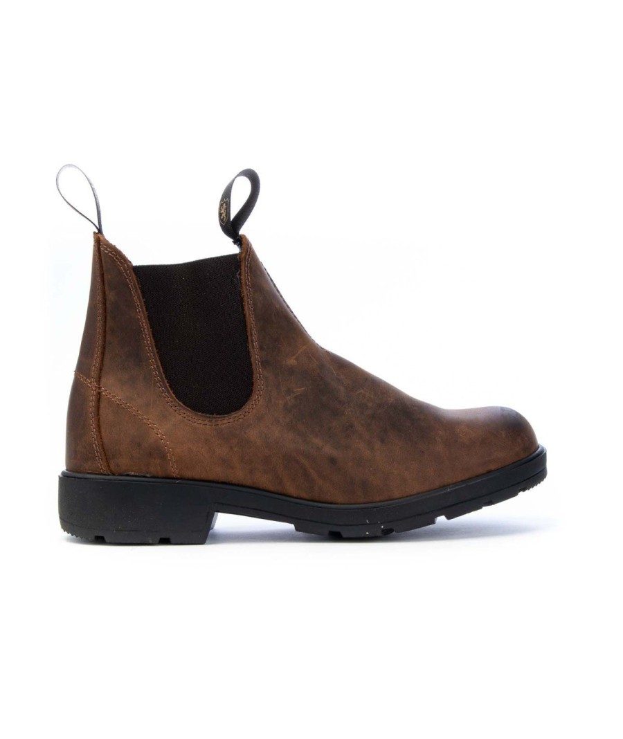 Uomo SAXONE | Chelsea Boot Saxone Upland Leone Shoes Frosinone Testa Di Moro