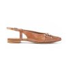 Donna BRUGLIA MILANO | Bruglia 8640 Slingback Morsetto Miele