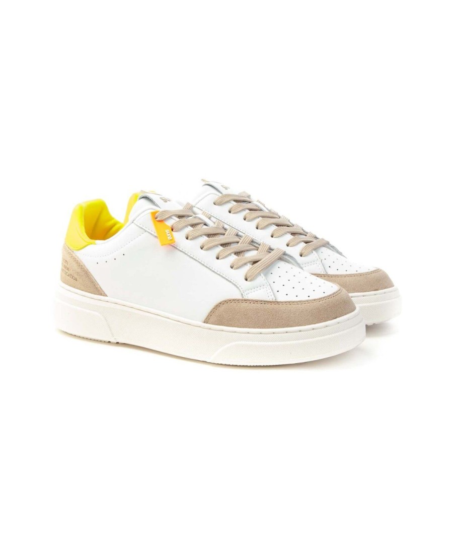 Uomo SUNS | Suns Sss41003U Sneakers Uomo Lacci Leone Shoes Frosinone White/Lime