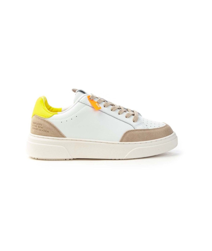 Uomo SUNS | Suns Sss41003U Sneakers Uomo Lacci Leone Shoes Frosinone White/Lime