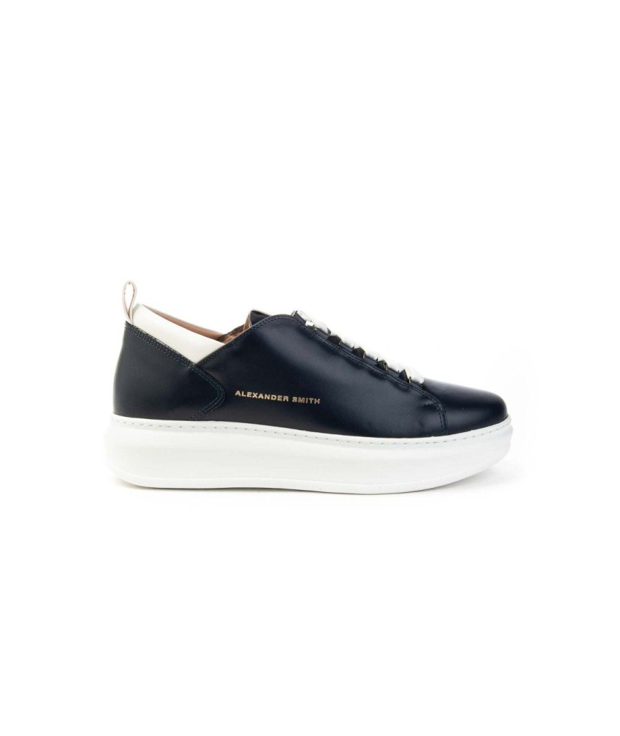 Uomo ALEXANDER SMITH | Alexander Smith Asaww2U80Lwt Sneakers Man Leone Shoes Frosinone Blue/White