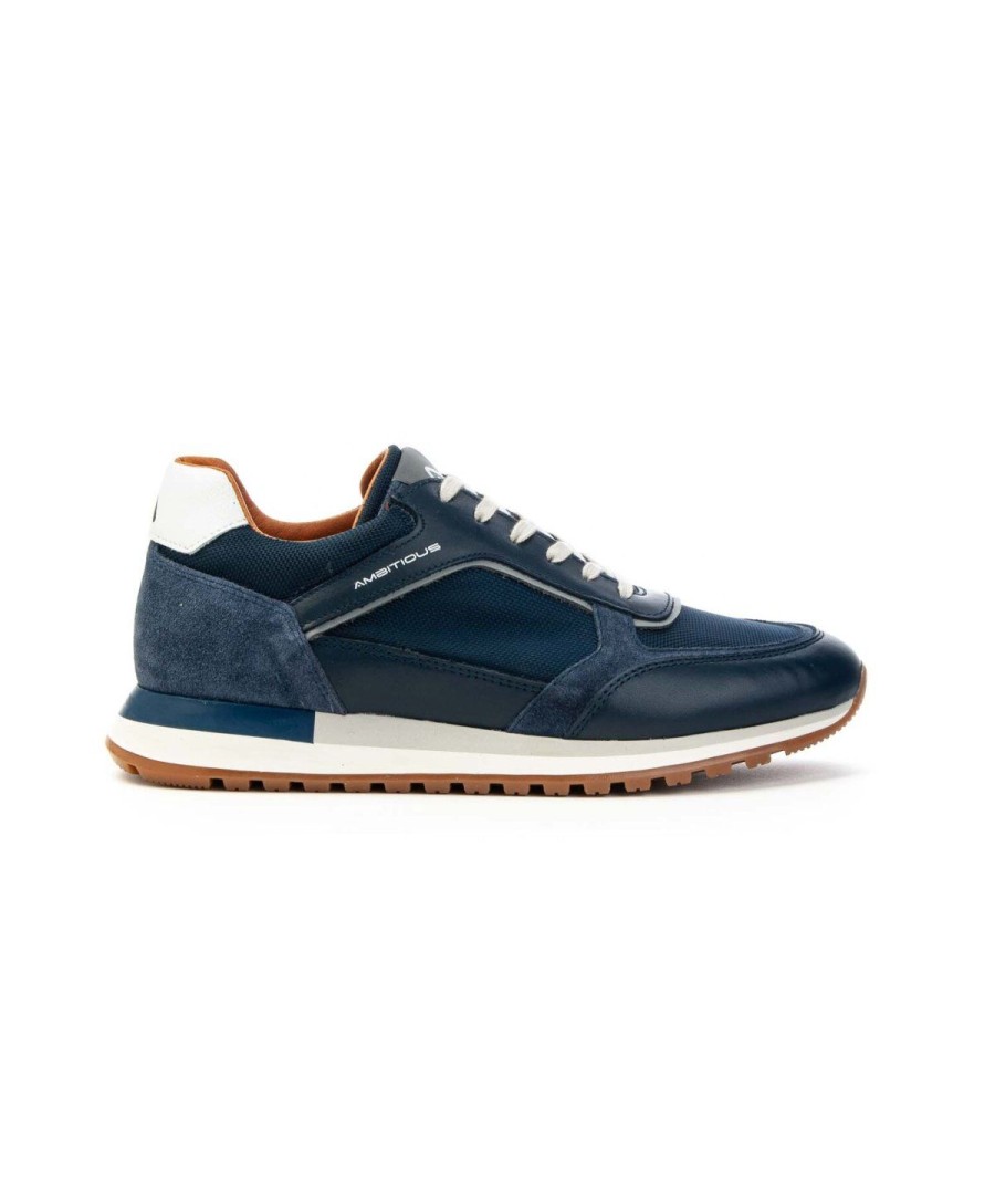 Uomo AMBITIOUS | Ambitious 12845 Grizz Sneakers Man Leoneshoes Navy