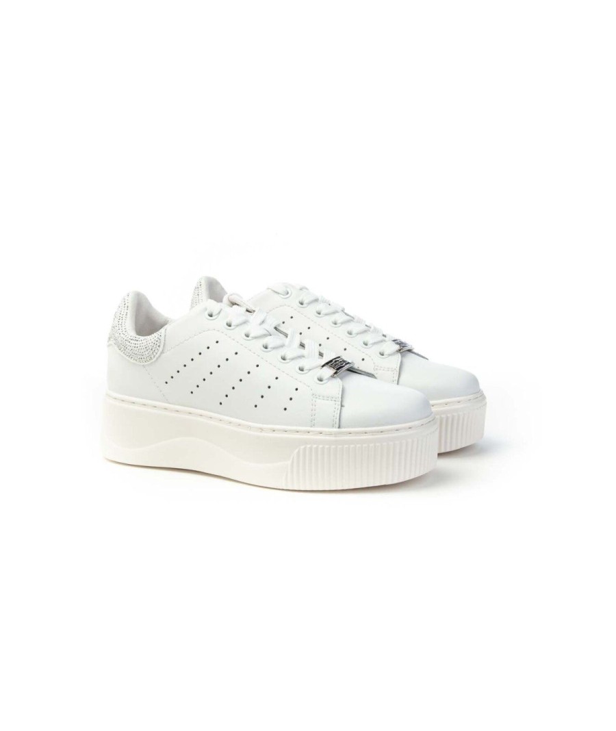 Donna CULT | Cult Clw316220 Perry Sneaker Platform Donna Leone Shoes Frosinone White