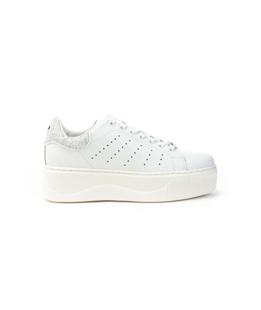 Donna CULT | Cult Clw316220 Perry Sneaker Platform Donna Leone Shoes Frosinone White