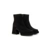 Donna ALBANO | Albano 2588 Tronchetto Plateau 70 E Zip Leone Shoes Frosinone Nero