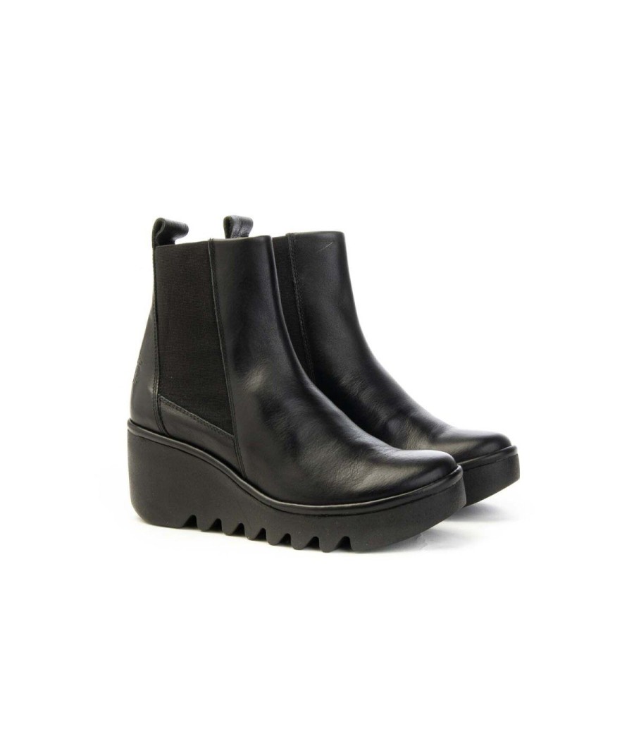 Donna FLY LONDON | Fly London Bagu P501233 Chelsea Boot Leone Shoes Frosinone Black