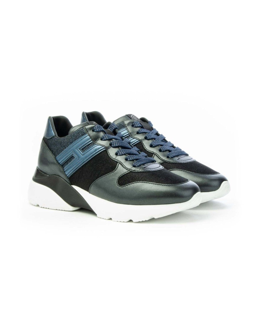 Donna HOGAN | Hogan Active One Hxw3850Bf51Qc10Ttj Leone Shoes Nero/Blu