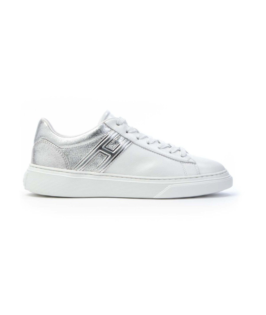 Donna HOGAN | Hogan Hxw3650J970Qyt0351 Sneakers H365 Leone Shoes Argento/Bianco