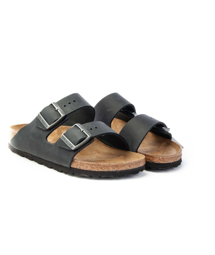 Unisex BIRKENSTOCK | Birkenstock Arizona 552113 Sandalo 2 Fasce Black