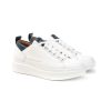 Uomo ALEXANDER SMITH | Alexander Smith Asazwym2303Wbl Sneakers Uomo Leone Shoes Frosinone White/Blue