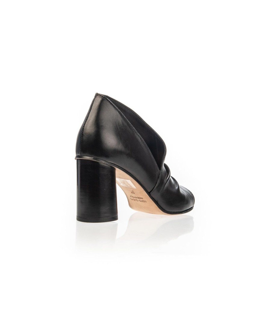 Donna GLAM SHOES | Glam Sofyg99 Tronchetto Punta Aperta 80 Nero