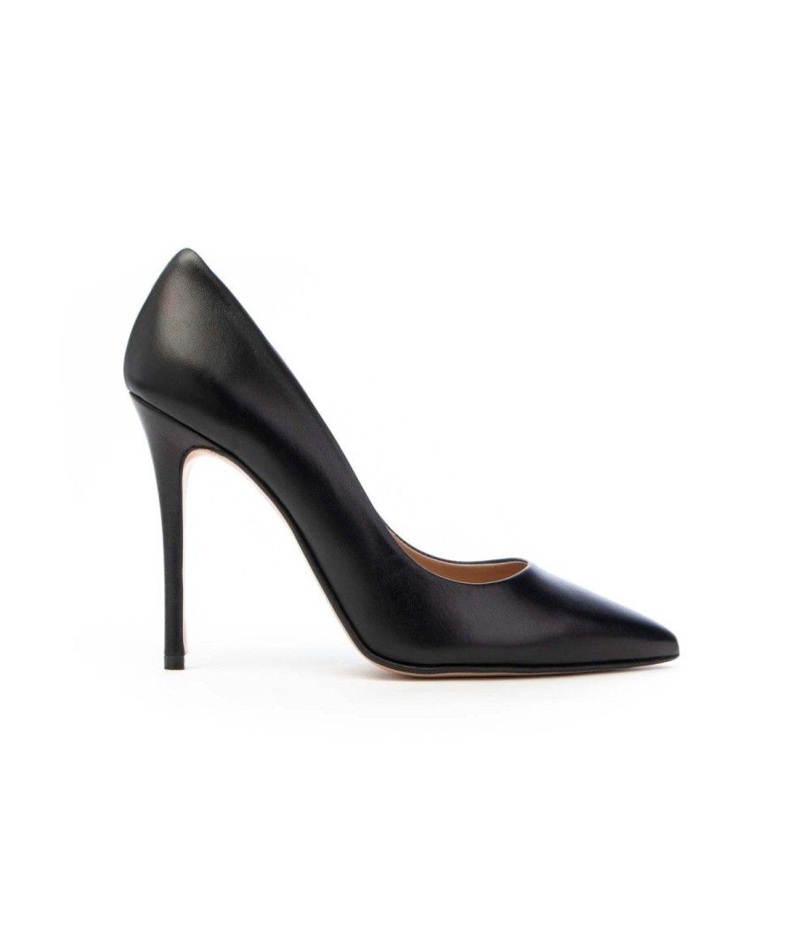 Donna CRISPI | Crispi R42 Decollete Tacco 90 Leone Shoes Nero