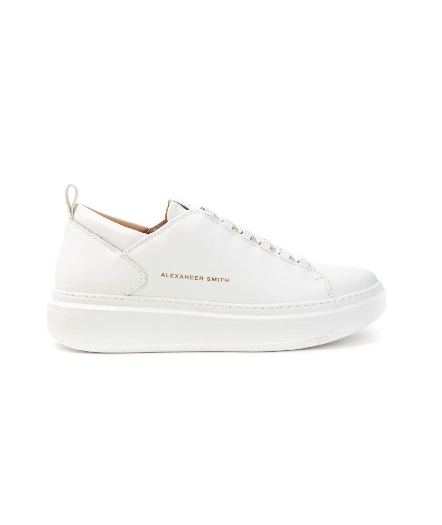 Uomo ALEXANDER SMITH | Alexander Smith Asazwym2263Twt Sneakers Uomo Leone Shoes Frosinone White