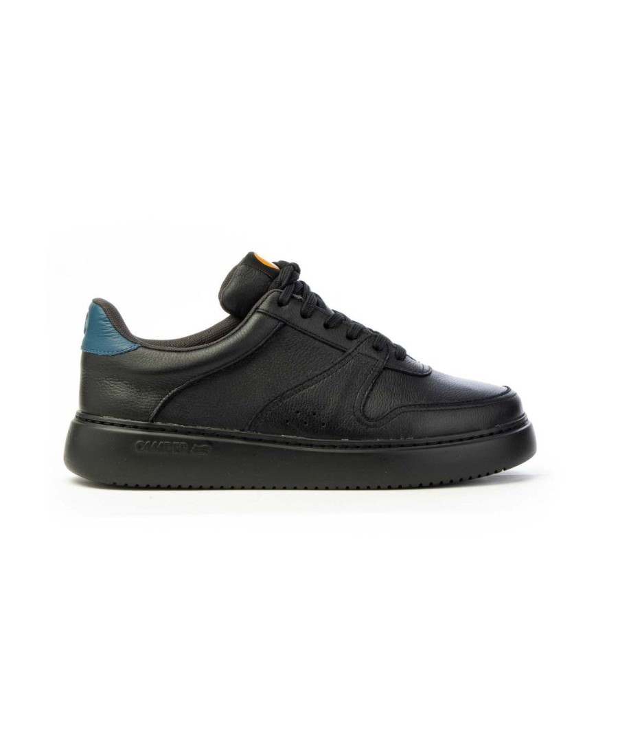 Uomo CAMPER | Camper K100744 Runner K21 Sneaker Lacci Leone Shoes Nero