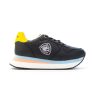 Junior BLAUER | Blauer F1Tiana01/Pul Sneaker Lacci Kids Leone Shoes Black