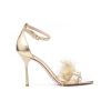 Donna LIUJO MILANO | Liu Jo Milano Sxx621P0291 Camelia 2 Sandalo Con Piume Gold