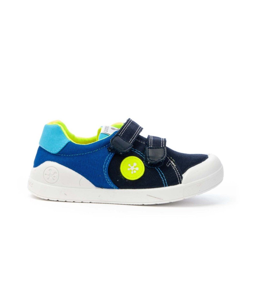 Junior BIOMECANICS | Biomecanics 222283 Sneakers 2 Strappi Leone Shoes Blu/Royal