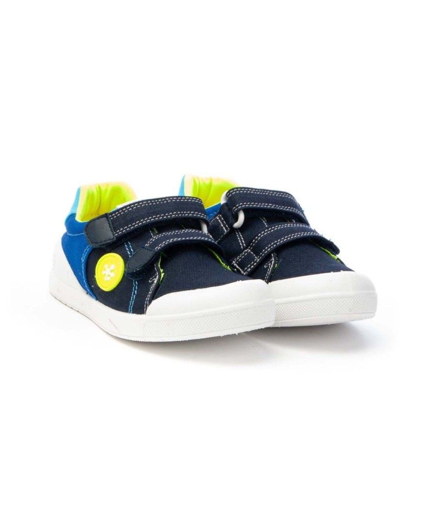 Junior BIOMECANICS | Biomecanics 222283 Sneakers 2 Strappi Leone Shoes Blu/Royal