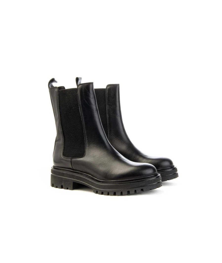 Donna DOMINGA VSL | Vsl 7128 Beatles Chelsea Boots Donna Leone Shoes Frosinone Nero