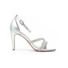 Donna EXE' | Exe 233 Rebeca Sandalo Strass Tacco 80 Leone Shoes Silver