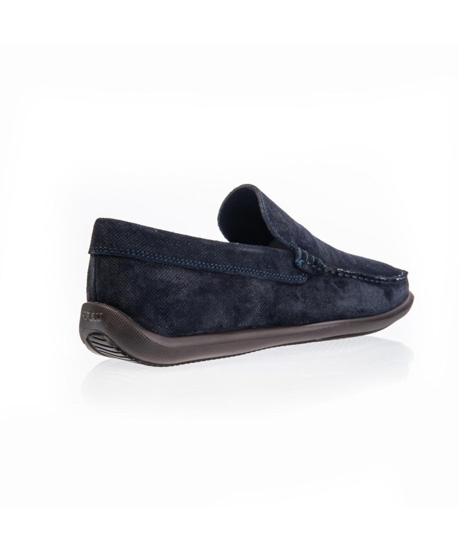 Uomo FRAU | Frau 1464 Mocassino Tubolare F.Gomma Blu