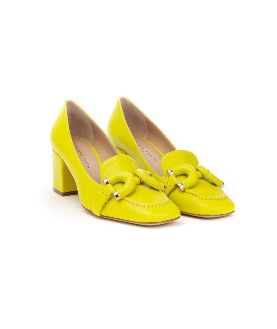 Donna ROBERTO FESTA | Roberto Festa Mocassino Haraby Donna Leoneshoes Lime